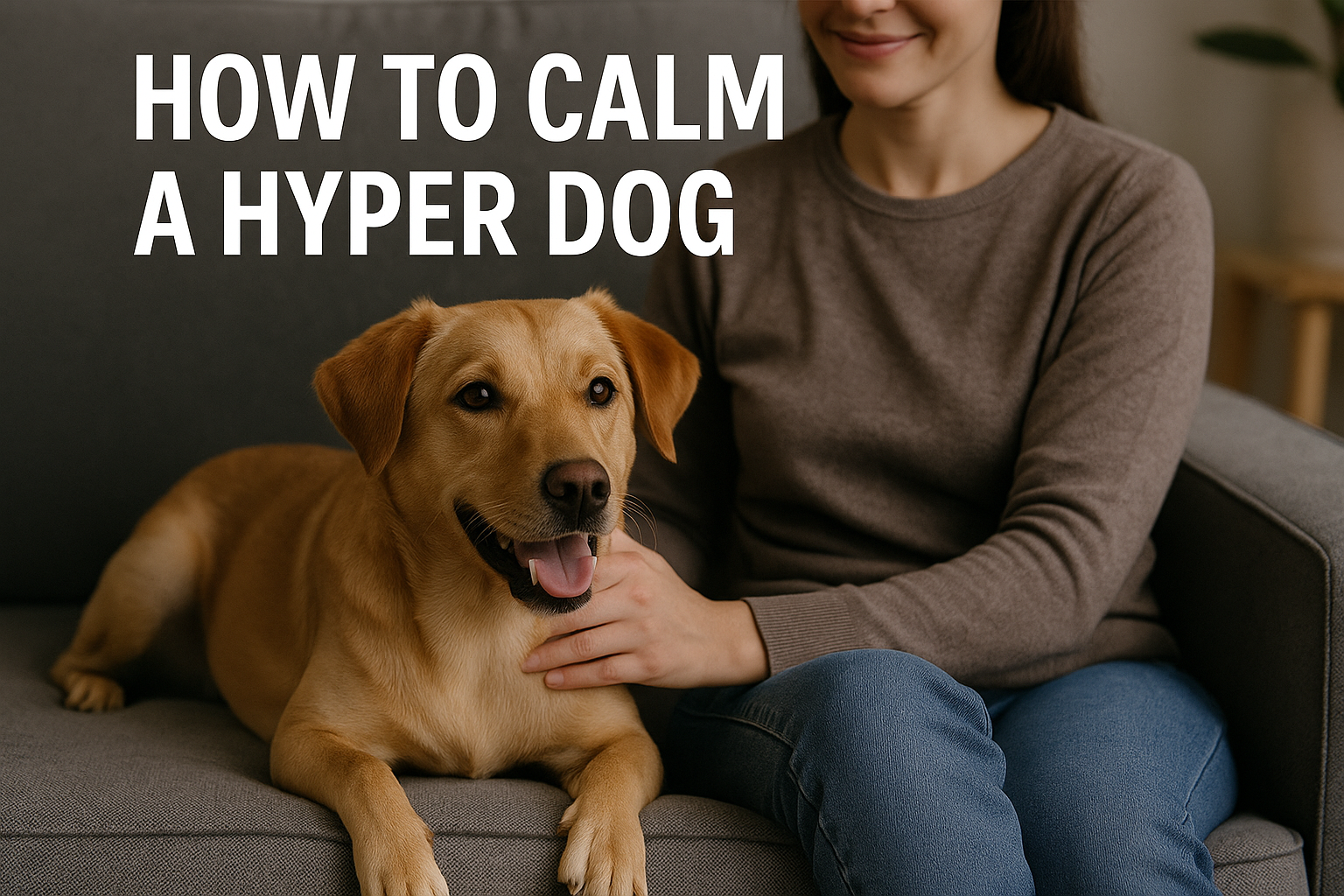 How to Calm a Hyper Dog Without Yelling or Punishment